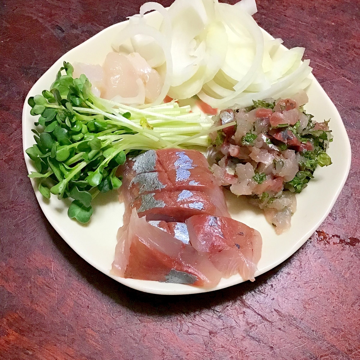 ワカシの刺身とタタキのまみれ レシピ 作り方 By とりあえず乾杯 楽天レシピ ワカシの刺身とタタキのまみれ レシピ 作り方 By とりあえず乾杯 楽天レシピ